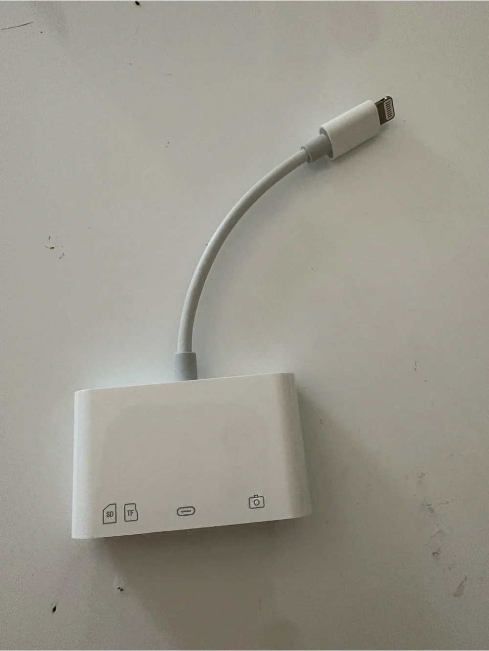 Apple White Lightning to SD/TF & USB Camera Adapter